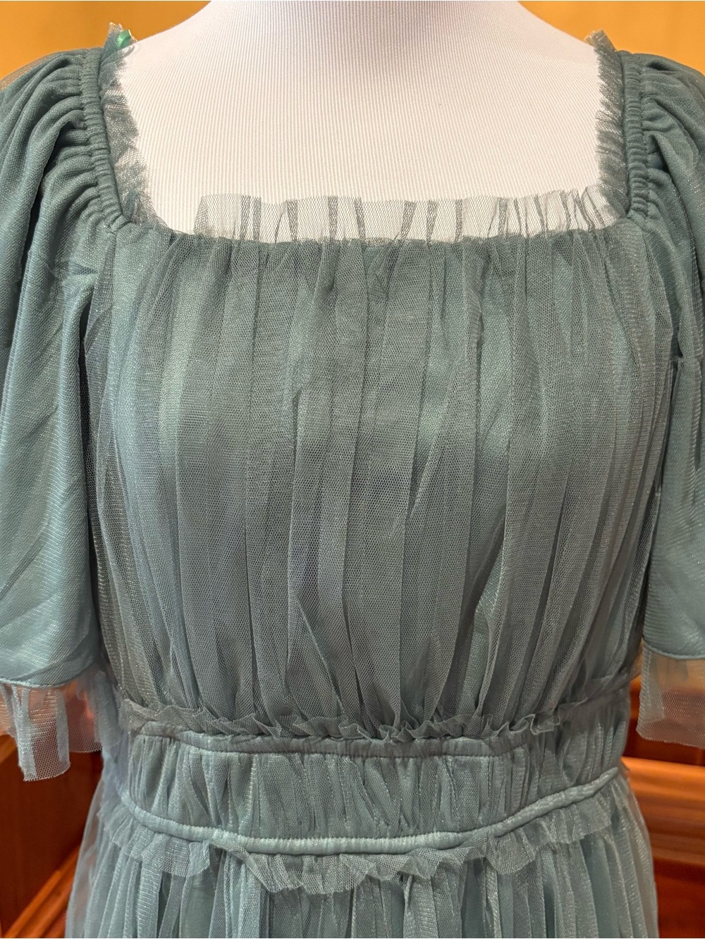 Baltic Born Magdalena Tulle Maxi Dress Wmn’s L - Picture 4 of 16